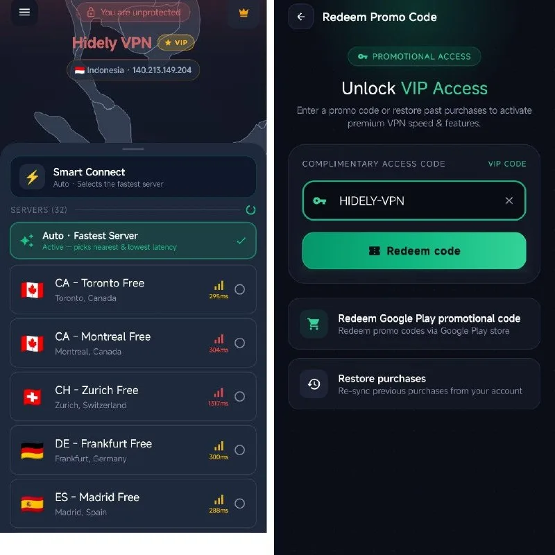 How to Get Hidely VPN Premium Free for 1 Year